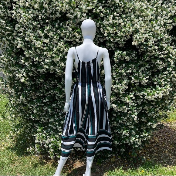 💋NWT Dolce Vita BoHo Jungle Striped Wide Leg Crop Jumpsuit - Picture 8 of 13